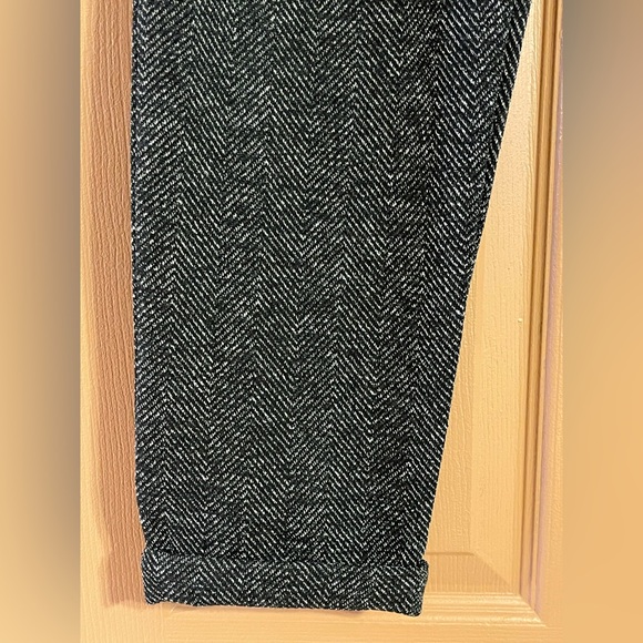 Women's Herringbone Knit Jumpsuit in Charcoal Gray - Picture 10 of 10